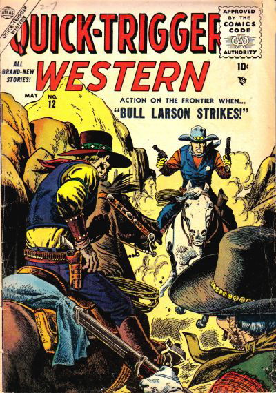 Quick Trigger Western (Marvel, 1956 series) #12 May 1956