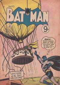 Batman (Colour Comics, 1950 series)  #70 ([March 1956]) — Mystery of the Sky Museum!