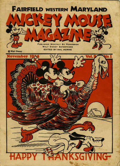 Mickey Mouse Magazine [Dairy Giveaway]  v2#1 (November 1934)