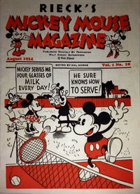 Mickey Mouse Magazine [Dairy Giveaway]  v1#10 (August 1934)