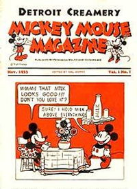 Mickey Mouse Magazine [Dairy Giveaway]  v1#1 (November 1933)