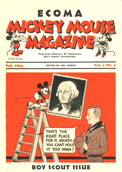 Mickey Mouse Magazine [Dairy Giveaway]  v1#4 (February 1934)