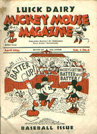 Mickey Mouse Magazine [Dairy Giveaway]  v1#6 (April 1934)