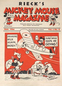 Mickey Mouse Magazine [Dairy Giveaway] (Kay Kamen, 1933 series)  v1#8 (June 1934) — Untitled