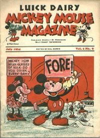 Mickey Mouse Magazine [Dairy Giveaway]  v1#9 (July 1934)