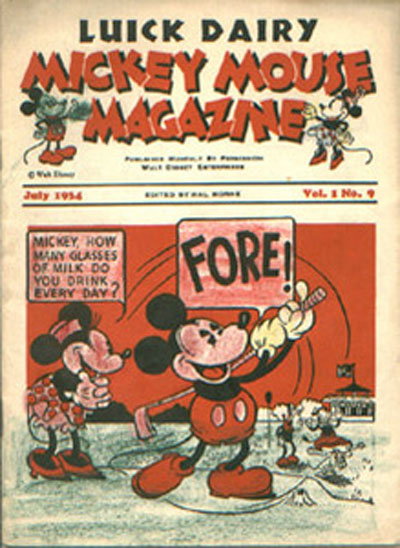 Mickey Mouse Magazine [Dairy Giveaway]  v1#9 (July 1934)