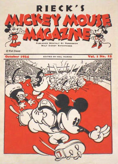 Mickey Mouse Magazine [Dairy Giveaway]  v1#12 (October 1934)