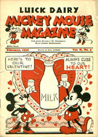 Mickey Mouse Magazine [Dairy Giveaway]  v2#4 (February 1935)