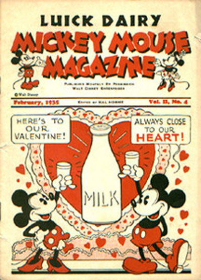 Mickey Mouse Magazine [Dairy Giveaway]  v2#4 (February 1935)