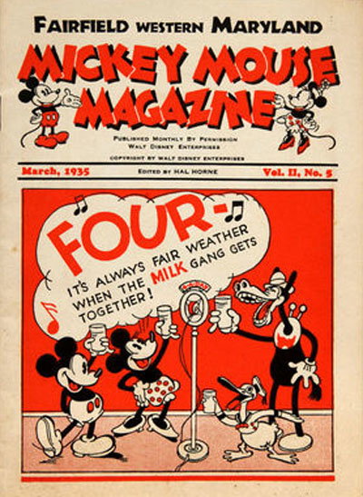 Mickey Mouse Magazine [Dairy Giveaway]  v2#5 (March 1935)
