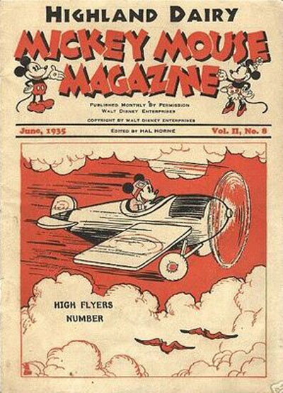Mickey Mouse Magazine [Dairy Giveaway]  v2#8 (June 1935)