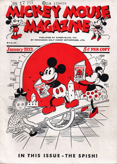 Mickey Mouse Magazine  v1#1 (January 1933)