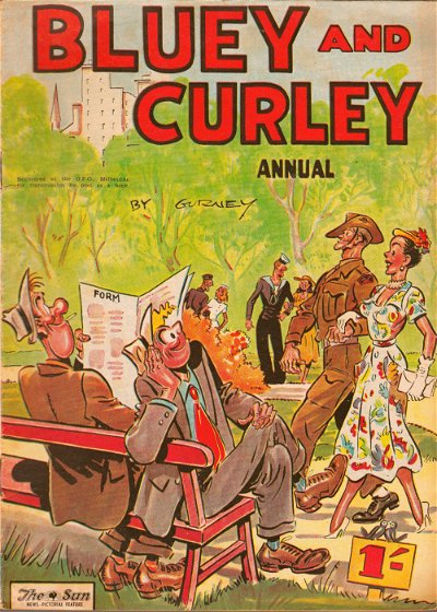 Bluey and Curley Annual [Sun News-Pictorial] (Sun, ? series) #1952 (1952)
