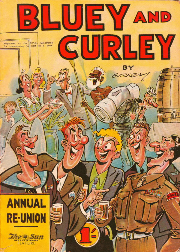 Bluey and Curley Annual [Sun News-Pictorial] (Sun, ? series)  (1953) —Annual Re-Union