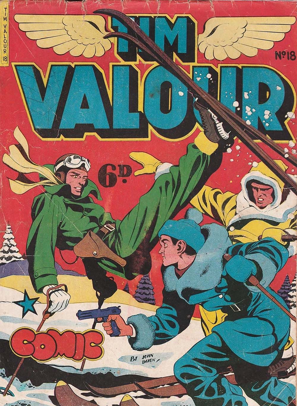 Tim Valour Comic (Edwards, 1948 series) #18 ([October 1950?])