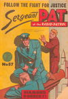 Sergeant Pat of the Radio-Patrol (Atlas, 1948 series) #57 [June 1957?]