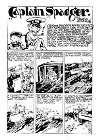 Modern Comics (Frank Johnson, 1946?)  — Captain Spadger (page 1)