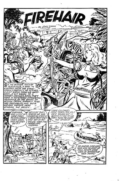 Firehair Comics (HJ Edwards, 1950 series)  #2 ([September 1950?]) — Kidnap Caravan