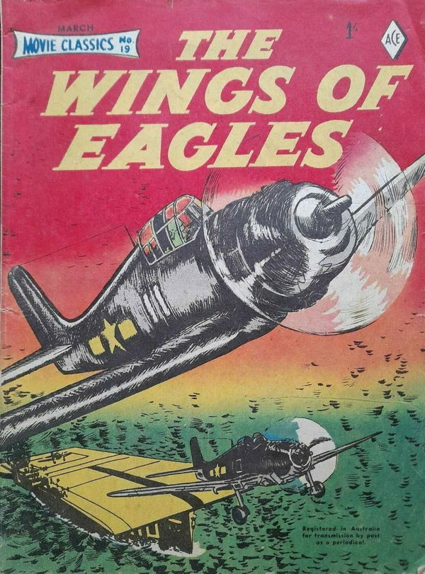 Movie Classics (Junior Readers, 1956 series) #19 (March 1958) —the Wings of Eagles