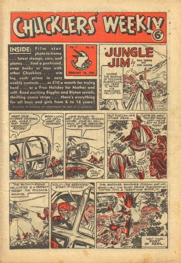 Chucklers' Weekly (Consolidated Press, 1954? series) v1#43 (18 February 1955)