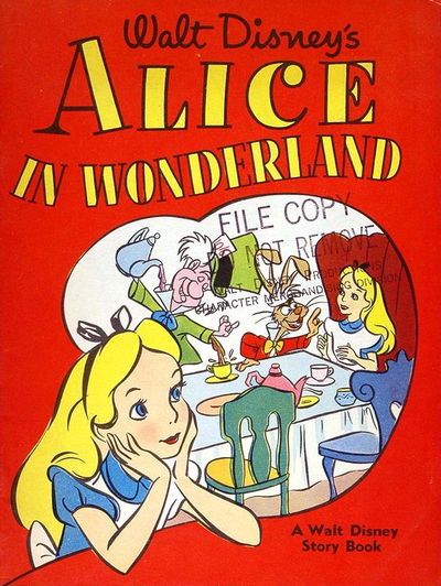 Walt Disney's Alice in Wonderland (Ayers & James, 1951?) #A.J. 364 [1951]