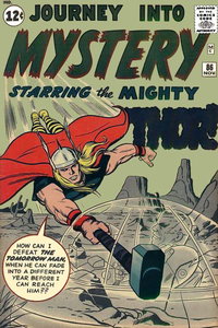 Journey into Mystery (Marvel, 1952 series)  #86 (November 1962) — Untitled ["How can I defeat the Tomorrow Man when he can fade into a different year before I reach him??"]
