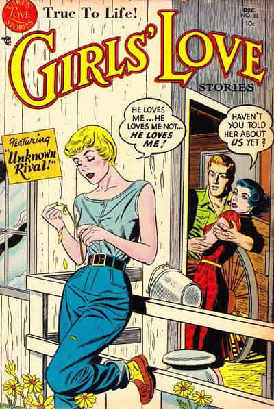 Girls' Love Stories (DC, 1949 series) #32 (November-December 1954)