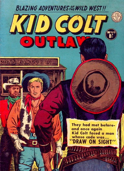 Kid Colt Outlaw (Horwitz, 1955 series) #69 [July 1957?]