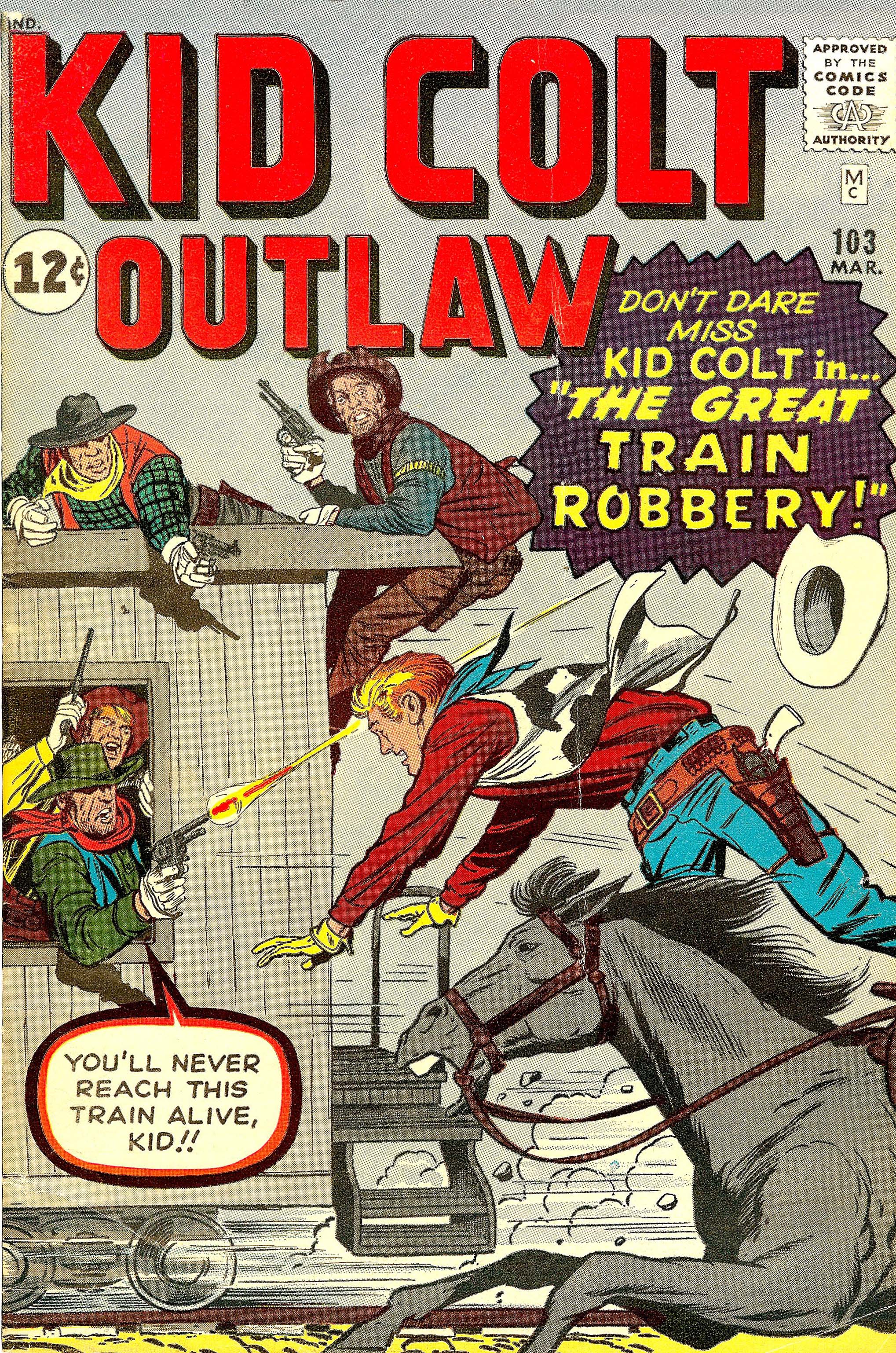 Kid Colt Outlaw (Marvel, 1949 series) #103 (March 1962)