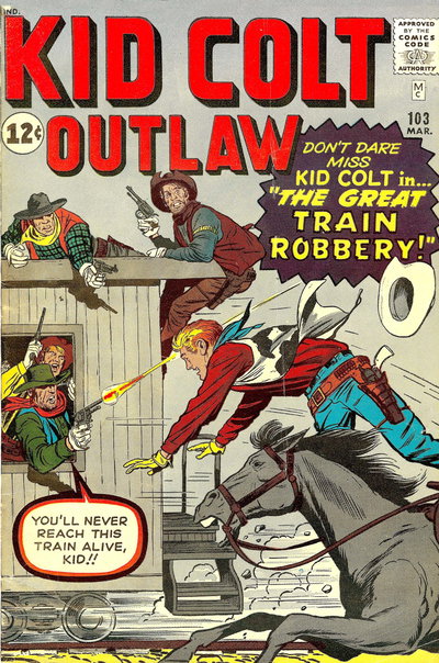 Kid Colt Outlaw  #103 (March 1962)