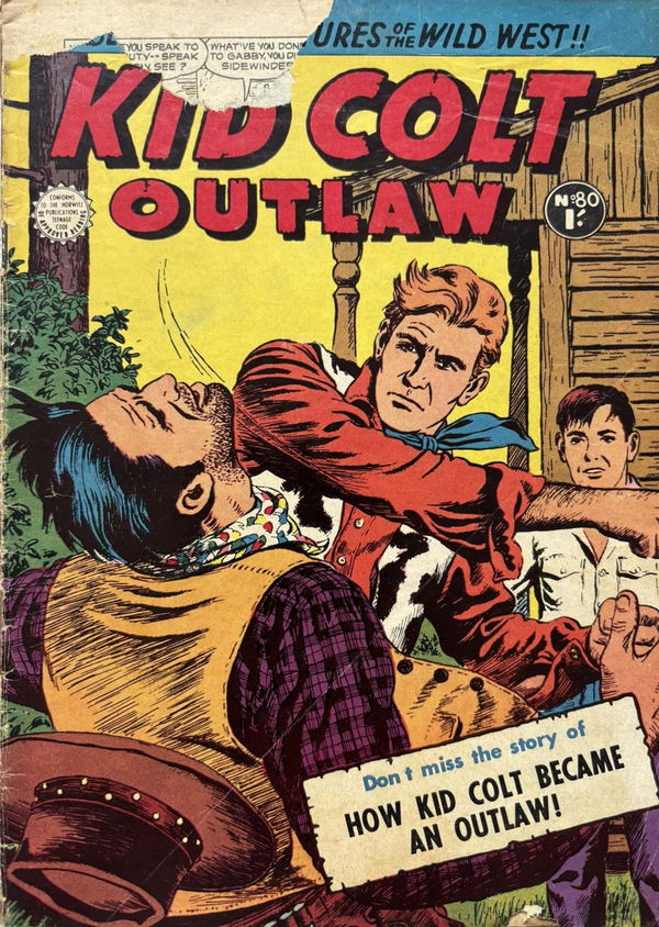 Kid Colt Outlaw (Horwitz, 1955 series) #80 ([June 1958?])