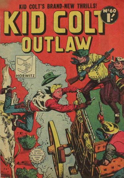 Kid Colt Outlaw (Horwitz, 1955 series) #60 [October 1956?]