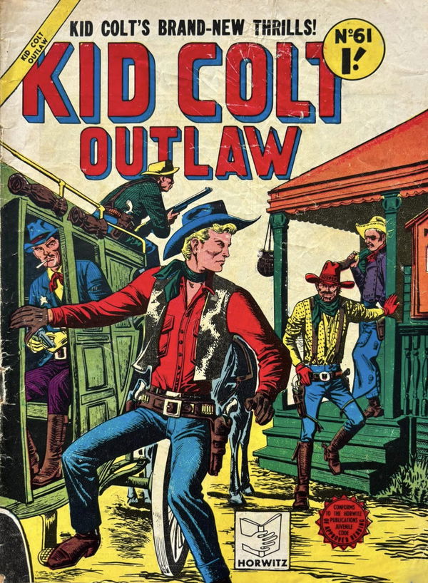 Kid Colt Outlaw (Horwitz, 1955 series) #61 ([November 1956?])