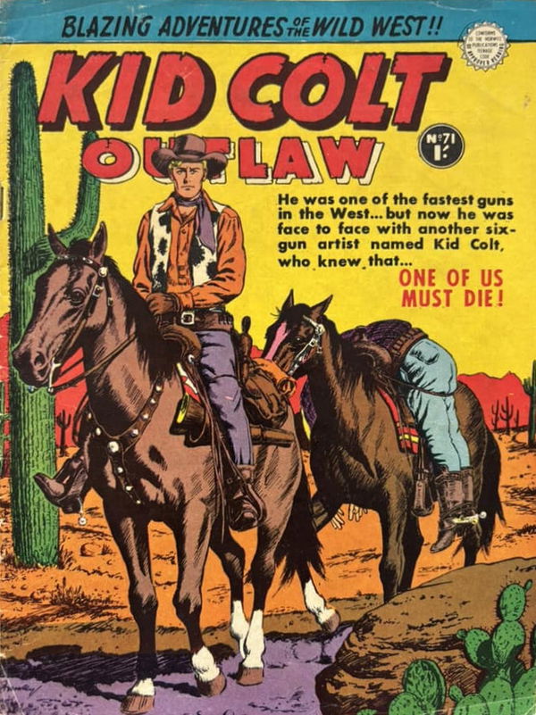 Kid Colt Outlaw (Horwitz, 1955 series) #71 ([September 1957?])