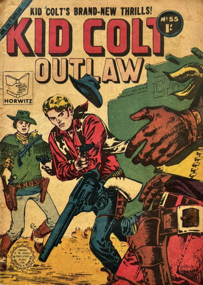 Kid Colt Outlaw (Horwitz, 1955 series) #55 [May 1956?]