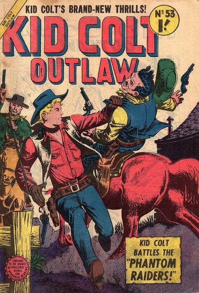 Kid Colt Outlaw (Horwitz, 1955 series) #53 [March 1956?]