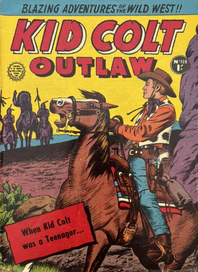 Kid Colt Outlaw (Horwitz, 1959 series) #128 ([April 1962?])