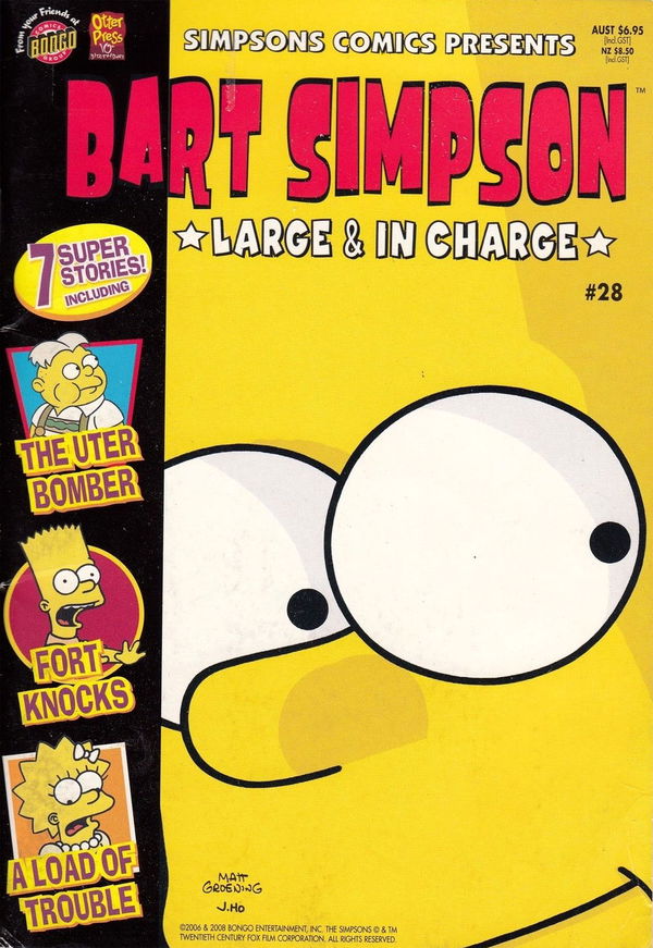 Simpsons Comics Presents Bart Simpson (Otter Press, 2000? series) #28 ([January 2008?])