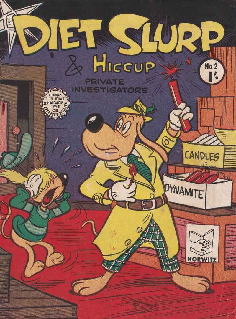 Diet Slurp & Hiccup Private Investigators (Horwitz, 1958? series) #2 ([January 1957?])