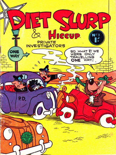 Diet Slurp & Hiccup Private Investigators (Horwitz, 1958? series) #3 [January 1959?]