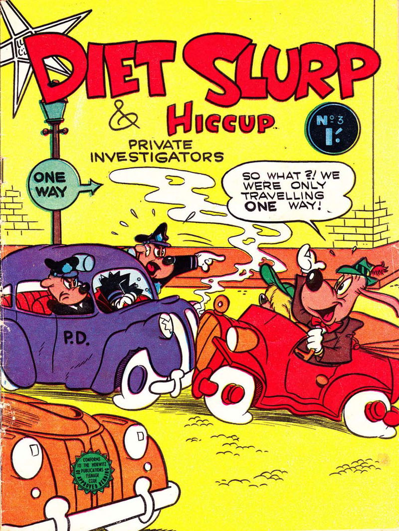 Diet Slurp & Hiccup Private Investigators (Horwitz, 1958? series) #3 ([February 1957?])