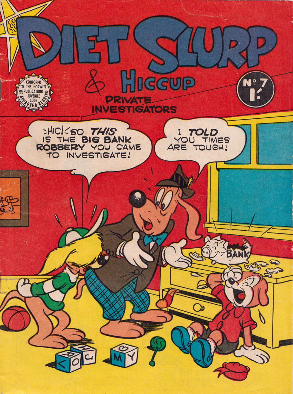 Diet Slurp & Hiccup Private Investigators (Horwitz, 1958? series) #7 ([June 1957])