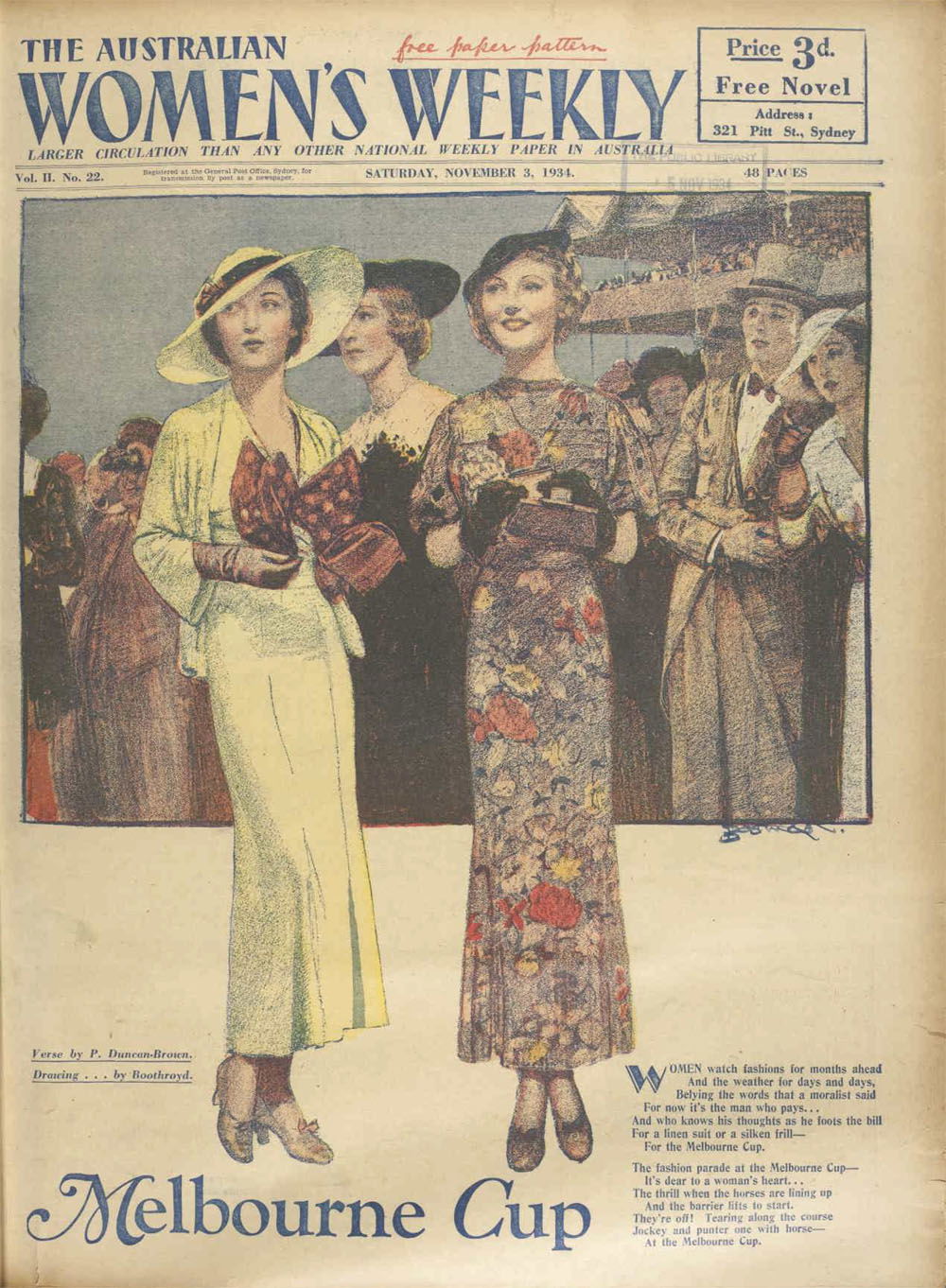 The Australian Women's Weekly (Sydney Newspapers Ltd., 1933 series) v2#22 (3 November 1934)
