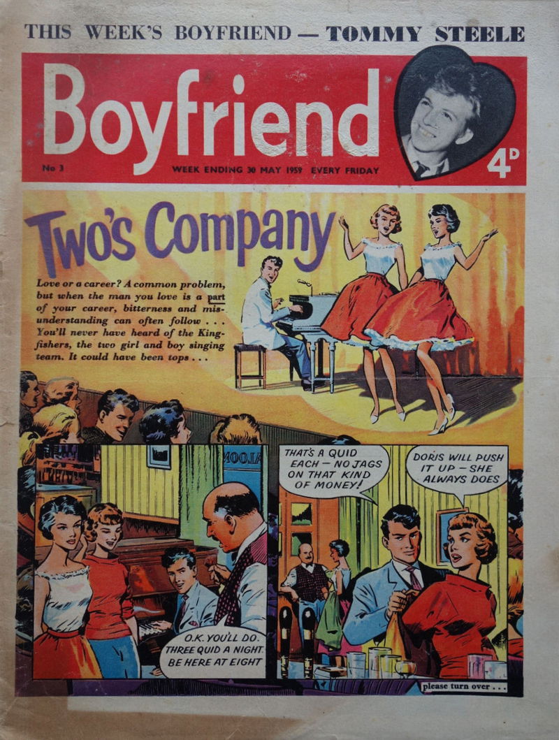 Boyfriend (City Magazines, 1959 series) #3 (30 May 1959)