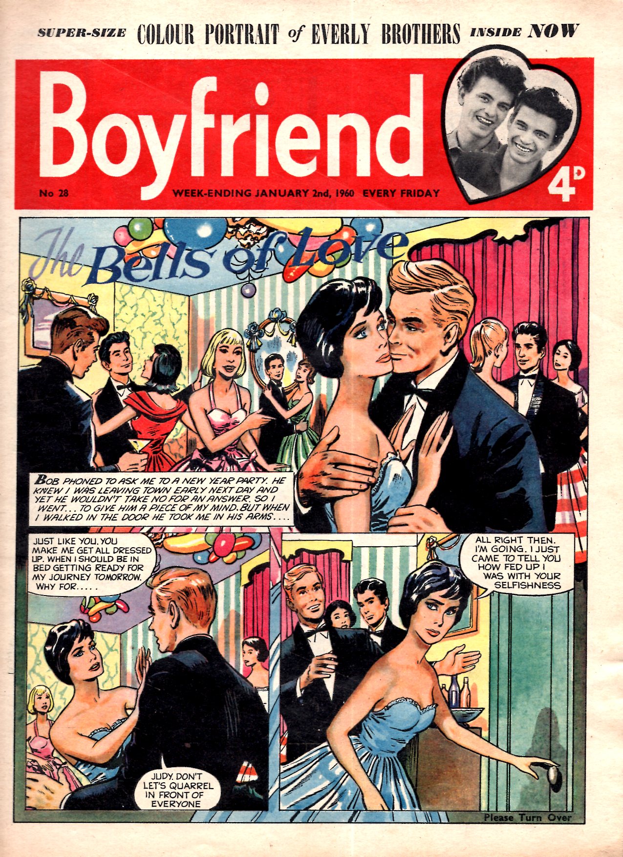 Boyfriend (City Magazines, 1959 series) #28 (2 January 1960)