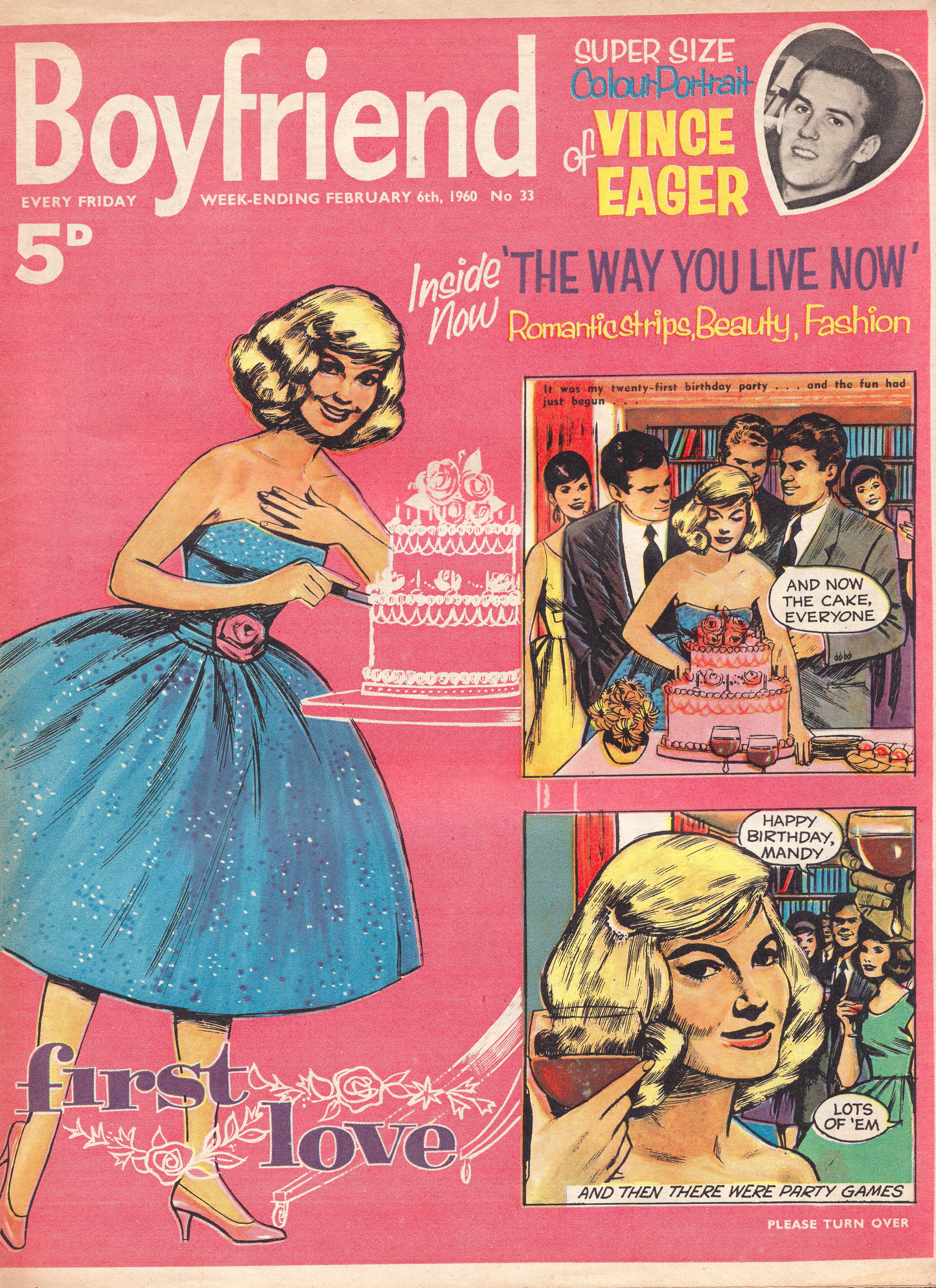 Boyfriend (City Magazines, 1959 series) #33 (6 February 1960)