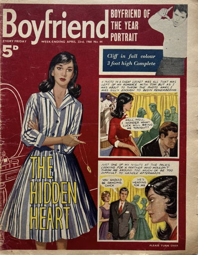 Boyfriend (City Magazines, 1959 series) #44 (23 April 1960)