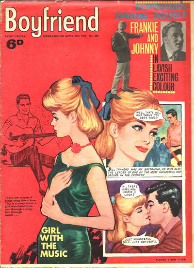 Boyfriend (City Magazines, 1959 series) #200 20 April 1963