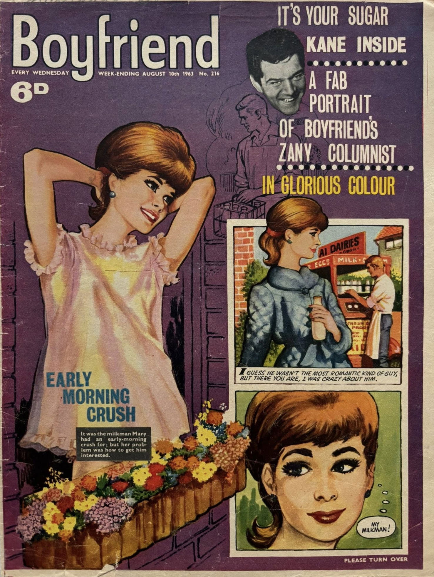 Boyfriend (City Magazines, 1959 series) #216 (10 August 1963)