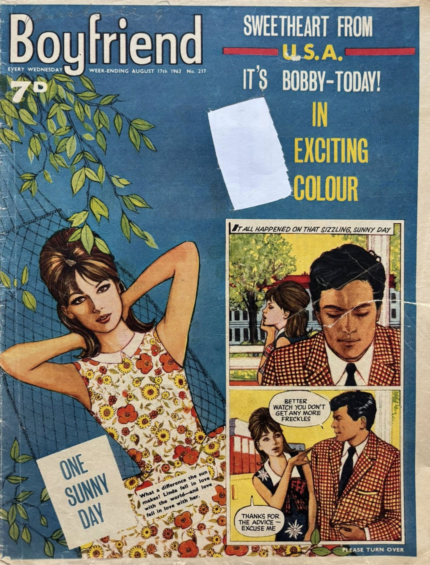 Boyfriend (City Magazines, 1959 series) #217 ([August 1963?])